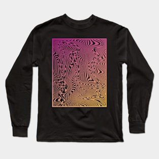 Glow and Wavy Flow Long Sleeve T-Shirt